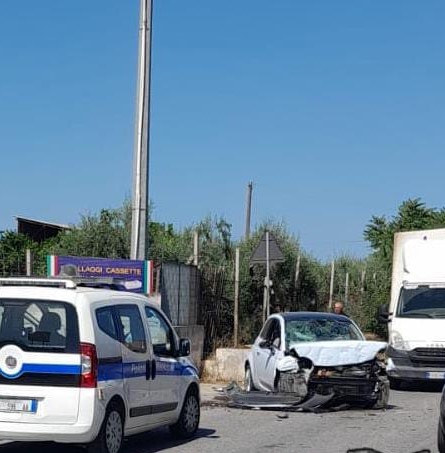 Vittoria Incidente Stradale Autonomo Sulla Ex SP 16 Auto Si Schianta